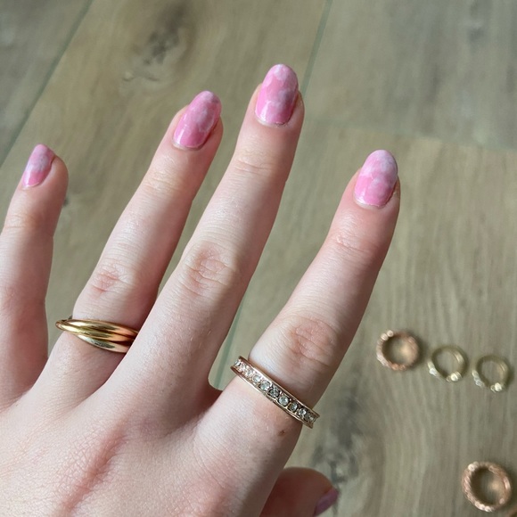 Assorted Bronze/Gold Ring Set - Picture 4 of 5